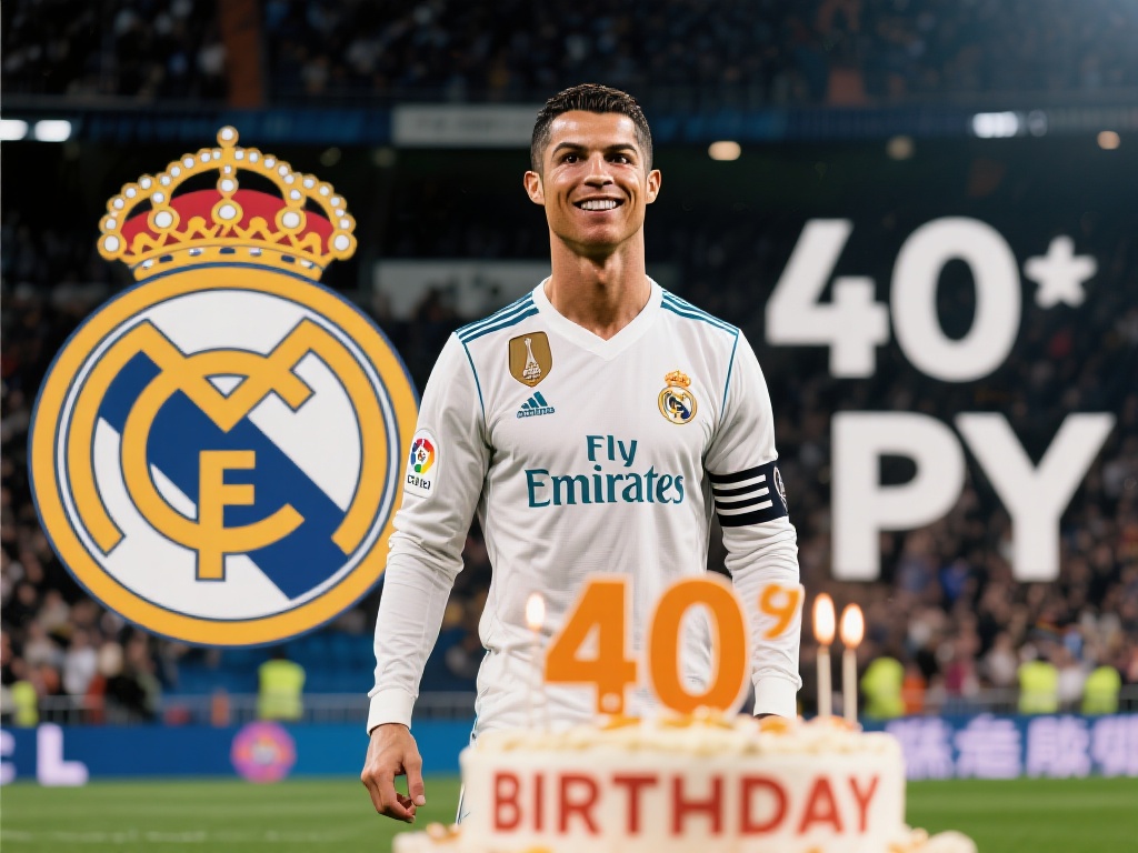 C罗40岁传奇不止！皇马西甲齐送祝福，史上最佳荣耀永存